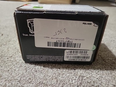 NEW SEAL! GENUINE Lexmark C540A1KG Black Toner Cartridge C540 X544 FREE SHIP
