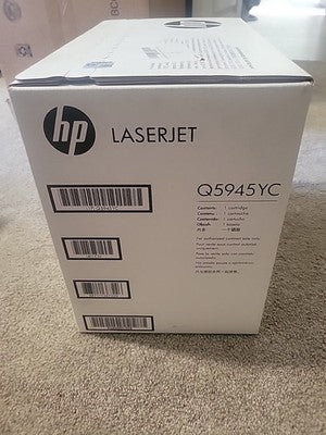 Genuine HP LaserJet Q5945YC Black Toner Cartridge for 4345 mfp, M4345 mfp