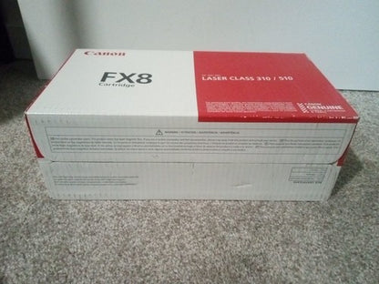 Genuine Canon FX-8 Black Toner Cartridge. New Sealed Box