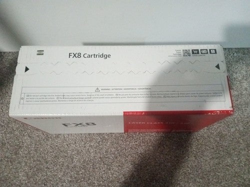 Genuine Canon FX-8 Black Toner Cartridge. New Sealed Box