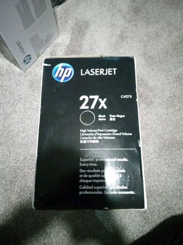 HP C4127X 27X Genuine Black Toner Cartridge SEALED BOX