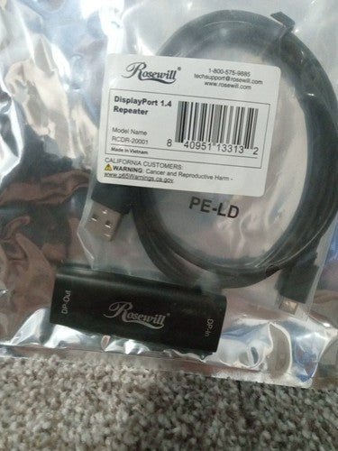 Rosewill DisplayPort 1.4 Repeater 144Hz 8K DP1.4