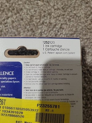EPSON 252 DURABrite Ultra Ink Standard Capacity Black Cartridge 06/23