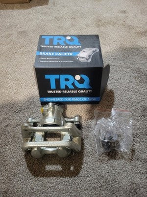 TRQ Rear Left Brake Caliper Fits 2018 Fiat 500X 2018 Jeep Renegade