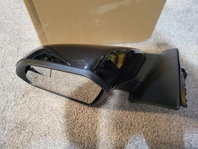 Front Driver Side Heated Side Mirror For 2015-2019 Hyundai Sonata Glossy Black
