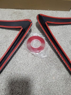 Front Fog Light Trim Cover for Tesla Model Y Juniper 2025 2026 Carbon Fiber