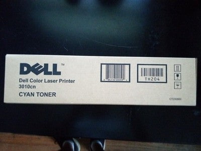 New, GENUINE Dell 3010CN (CT200860) Cyan Toner Cartridge OEM