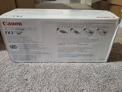 Canon FX3 FX-3 Genuine Toner Cartridge NEW But Beat Box