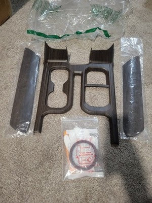 3X Center Console & Panel Decor Trim for Chevrolet Silverado 2022+ Wood Grain