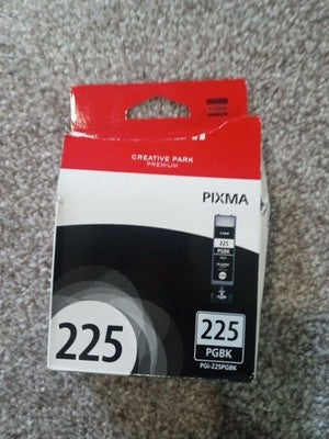 Genuine Canon PGI-225 PGBK BLACK Ink Cartridge Open Box Sealed Cartridge