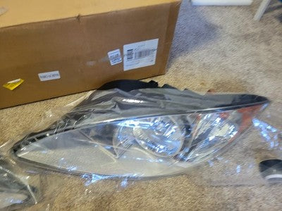 For 2008-2016 International ProStar Chrome Headlights Headlamps Left+Right Pair