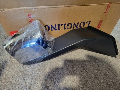 Manual Chrome Hood Mirror Passenger Right Side For VOLVO VNL 2004-2016