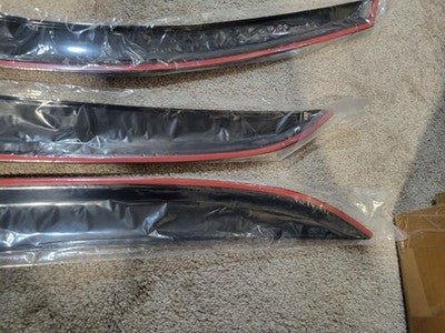 For 2003-2007 Honda Accord 4 Door Sedan Mugen Style Window Visor Sun Rain Guards