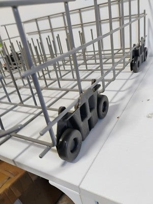 W10728159 Dishwasher Lower Rack for Maytag Dishwasher Rack with Wheels, W1052564