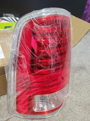 LED Tail Lights Compatible with 2013-2018 Dodge Ram Chrome Red Left Driver Side