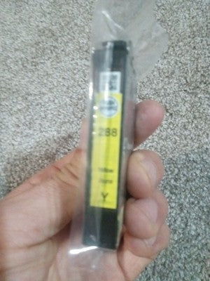 Genuine Epson 288 Yellow Durabrite Ultra Ink Cartridge New