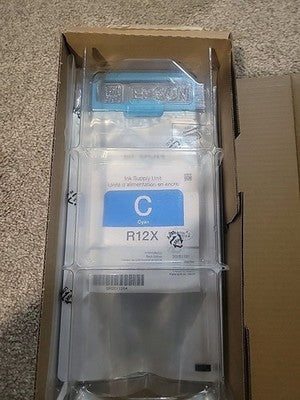 Genuine Epson TR12X220 R12X High Capacity Cyan Ink Cartridge EXP Jun 2028