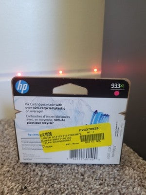 HP 933XL MAGENTA Ink Cartridge CN056AL NEW EXP 10/2025
