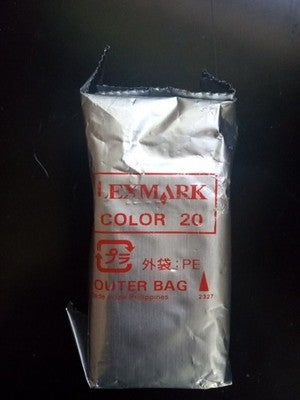 Lexmark 20 Color ink cartridge 15M0120 genuine oem No Box Sealed
