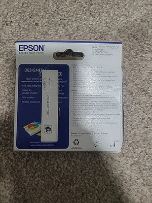 Genuine Oem EPSON 252 Black Ink Cartridge 01/2027