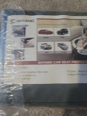 XHYANG Car Seat Protector 1 Pack Car Seat Cushion Mat Fits Most Cars. NEW SEALED