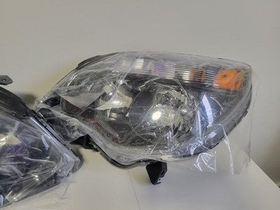 Pair Black Headlights Assembly w/Blubs For 2010-2015 Chevy Equinox LT/LS LH+RH