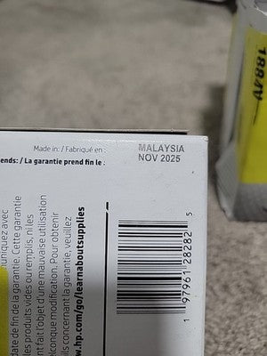 Genuine HP 31 3-Pack Cyan, Magenta, Yellow Ink Bottles 9C228AN EXPIRATION 11/25
