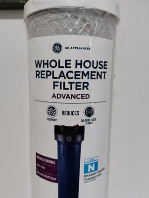 GE APPLIANCES Whole House High Flow Advanced Replacement Water Filter FXWPX