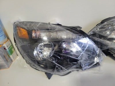 Pair Black Headlights Assembly w/Blubs For 2010-2015 Chevy Equinox LT/LS LH+RH