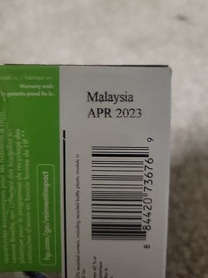 HP 920XL (CD975AN) Black Ink Cartridge Exp 04/2023 New/Sealed