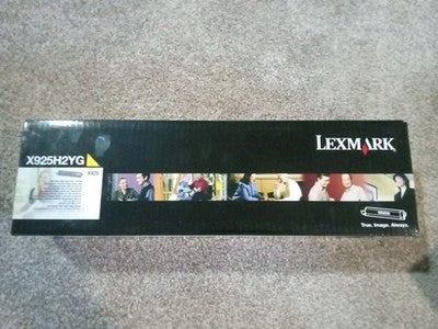 X925H2YG Original OEM Lexmark X925 Toner, Yellow High Yield Genuine Sealed
