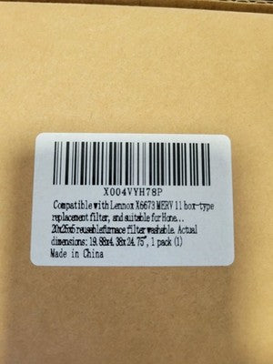 20x25x5 MERV 13 Air Filter Replacement Fits Lennox X6673 Honeywell FC100A1037