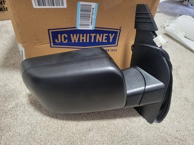 Power Mirror For 2010-2015 Nissan Titan Passenger Side Manual Folding Black