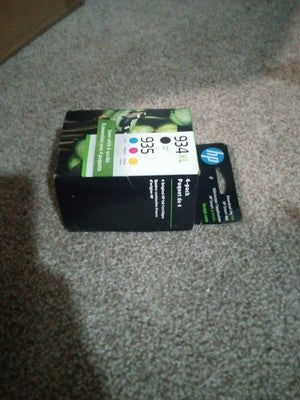 BRAND NEW Genuine HP 934XL/935 (N9H66FN#140) Black Tri-Color Combo Pack 12/2024