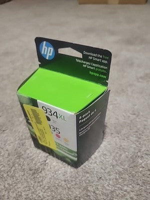 New Genuine HP 934XL 935 Black Color 4PK Ink Cartridges OfficeJet Exp July 2024