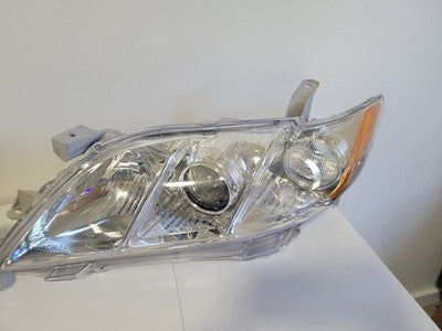 07-09 Toyota Camry Headlights Pair Chrome Clear Set Non-Hybrid TO2502168