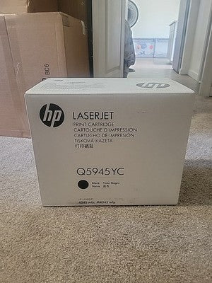 Genuine HP LaserJet Q5945YC Black Toner Cartridge for 4345 mfp, M4345 mfp