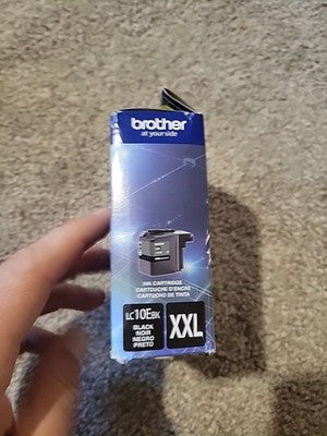 Brother Genuine LC10EBK INKvestment Super High Yield Black Ink Cartridge 10/2027