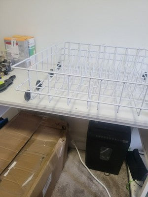 FRIGIDAIRE DISHWASHER UPPER RACK PART # 5304535380 WHITE