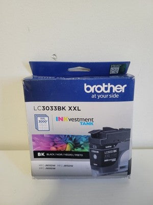 New/Sealed Brother LC3033BK XXL Black Ink Cartridge EXP 06/2025