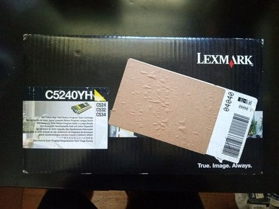 Genuine Lexmark -C5240YH Yellow High-Yield Toner - NEW SEALED