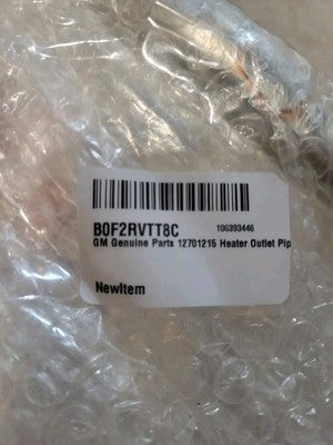 2021-24 CHEVROLET TRAILBLAZER GM Genuine Parts 12701215 Heater Outlet Pipe
