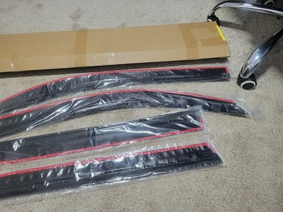 For Toyota 4runner 2025-2026 Acrylic Window Visors Deflectors Rain Sun Guards