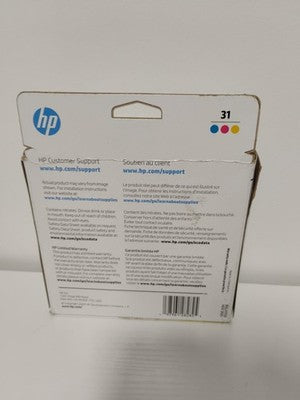 Genuine HP 31 3-Pack Cyan, Magenta, Yellow Ink Bottles 9C228AN EXP 11/25