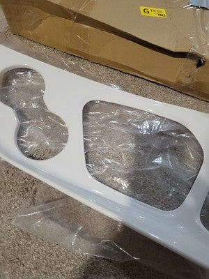 ✅ Console Gear Shift Panel Cover Trim for Dodge Challenger 2015-23 White