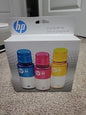 Genuine HP 31 3-Pack Cyan, Magenta, Yellow Ink Bottles 9C228AN EXPIRATION 11/25