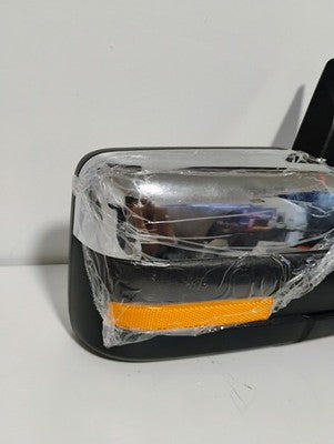 Chrome Power Heated Puddle Signal RH Side Tow Mirror Fits 2004-2014 Ford F-150