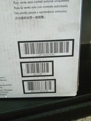 Genuine HP Q6470AC Black Toner Cartridge HP LaserJet CP3505, 3600, 3800