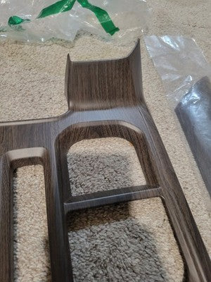 3X Center Console & Panel Decor Trim for Chevrolet Silverado 2022+ Wood Grain