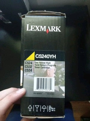 Genuine Lexmark -C5240YH Yellow High-Yield Toner - NEW SEALED